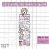 2022 Yearly Text Bookmark Girl - Spanish