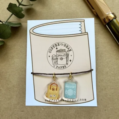 Acrylic Charms | Backpack and Passport - Image 3