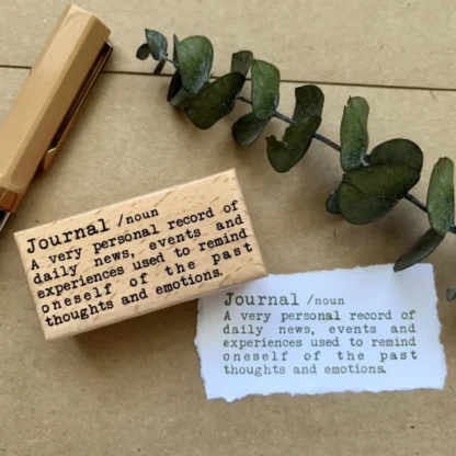 Wooden Stamp | Journal Meaning - Image 2