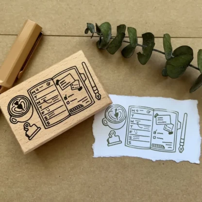 Wooden Stamp | Planning Time - Image 2