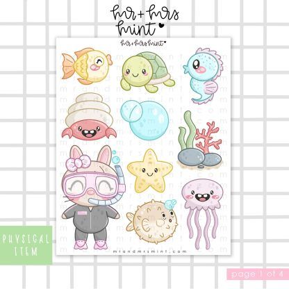 Bun Bun Under the Sea Journaling Kit - Image 2