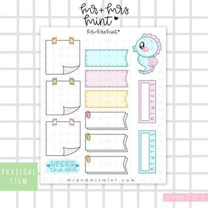 Bun Bun Under the Sea Journaling Kit - Image 4