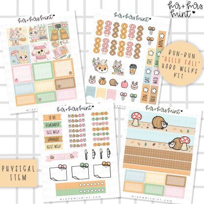 Bun Bun "Hello Fall" Hobonichi Weeks