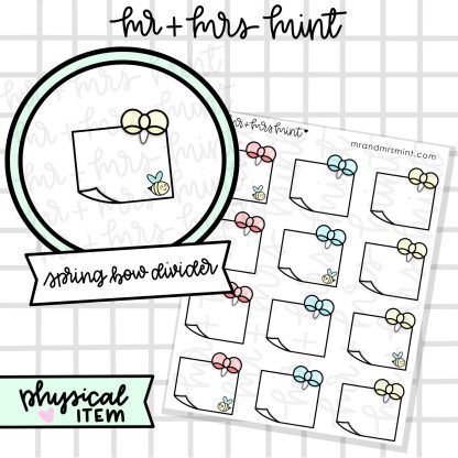 Spring Collection Bow Bee Notes